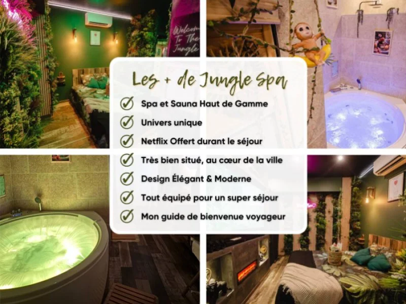 Love room avec Balnéo - Suite Jungle · thumbnail 5